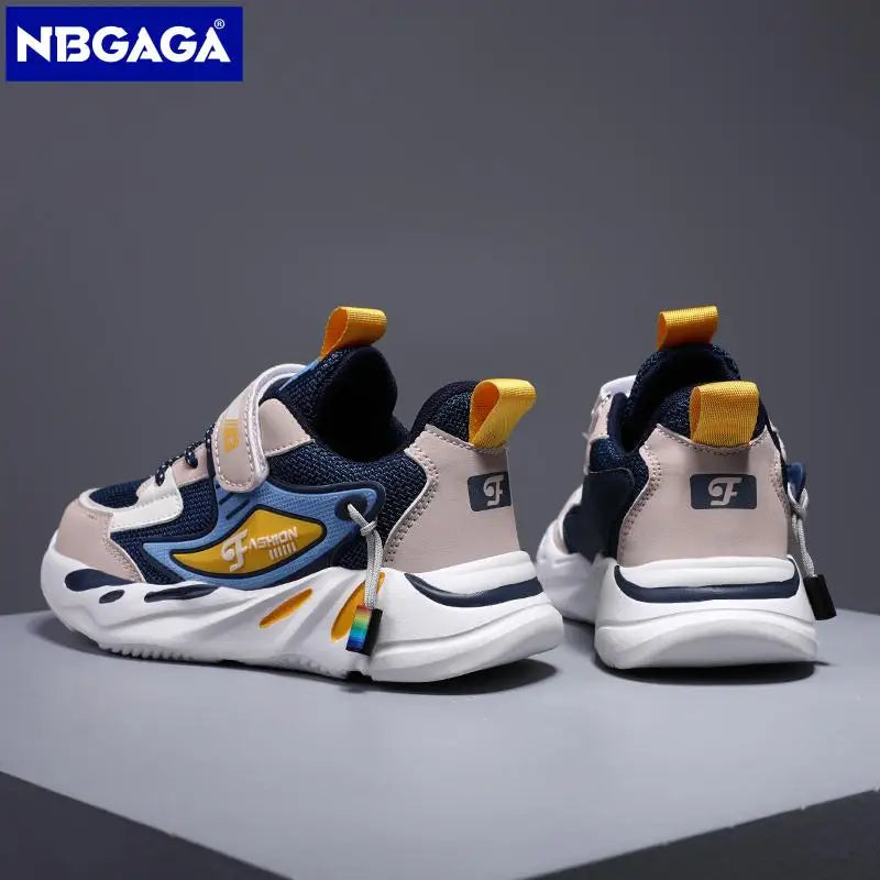 Kids Breathable Casual Sneakers – Outdoor Running & Tennis Shoes