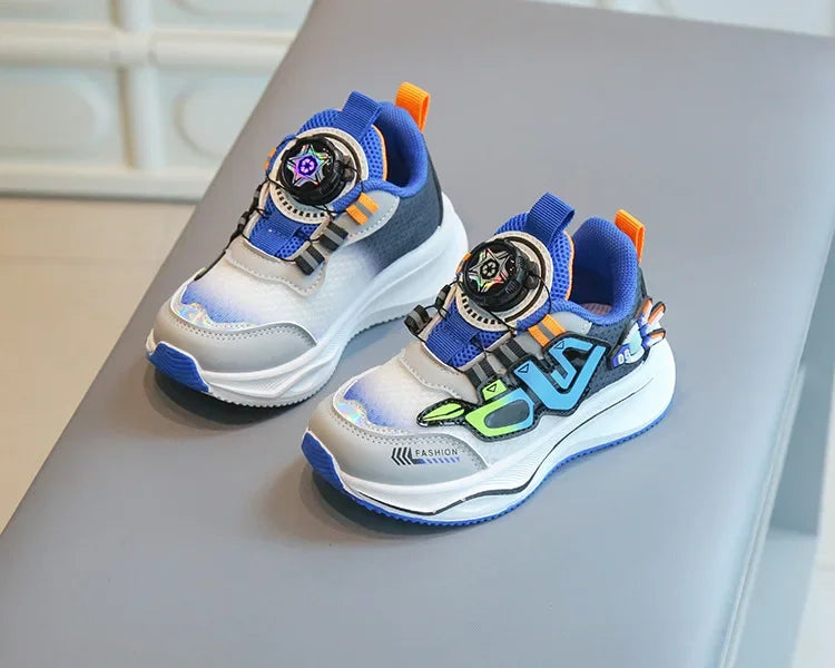 Kids’ Breathable Mesh Sneakers – Soft, Non-Slip Running Shoes