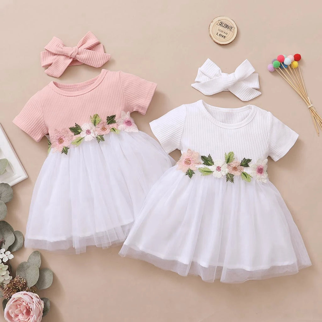 Newborn Baby Girl Princess Dress