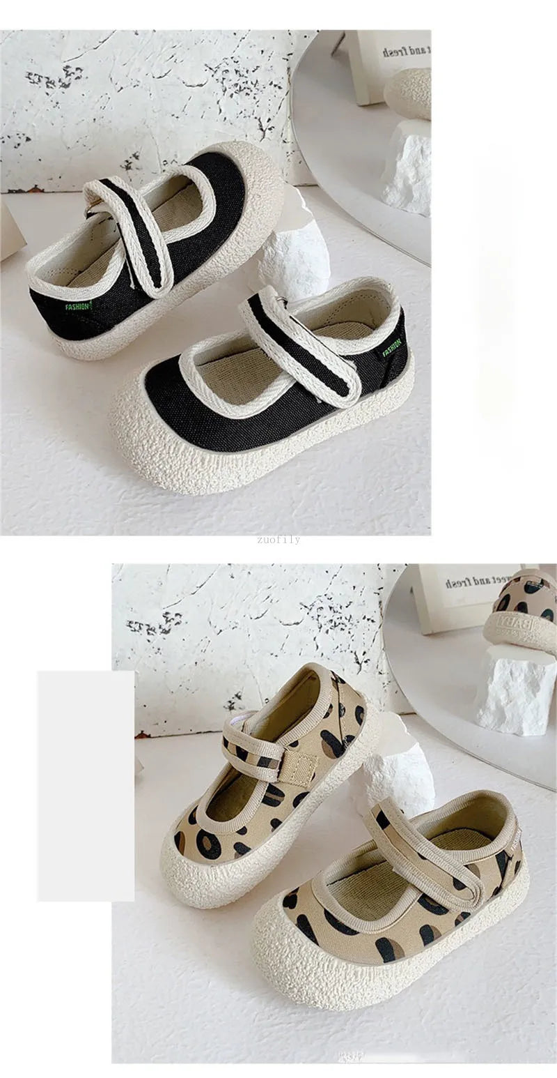 Kids’ Canvas Shoes – Soft, Breathable, Anti-Slip Sneakers