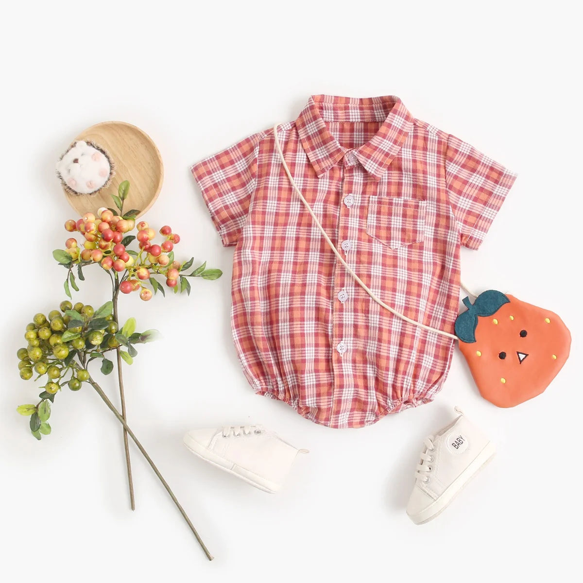 Newborn Boy Summer Bodysuit