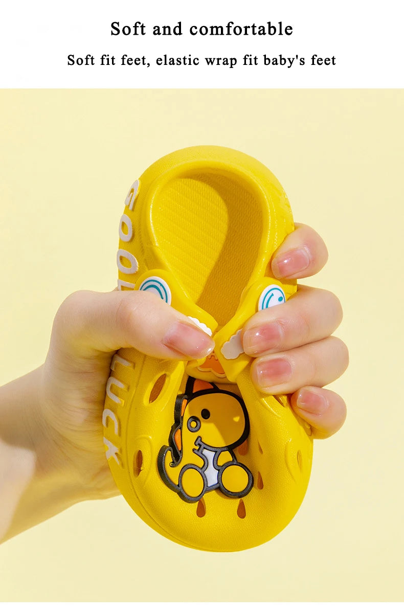 Baby Summer Sandals – Cartoon Garden & Beach Shoes for Boys & Girls
