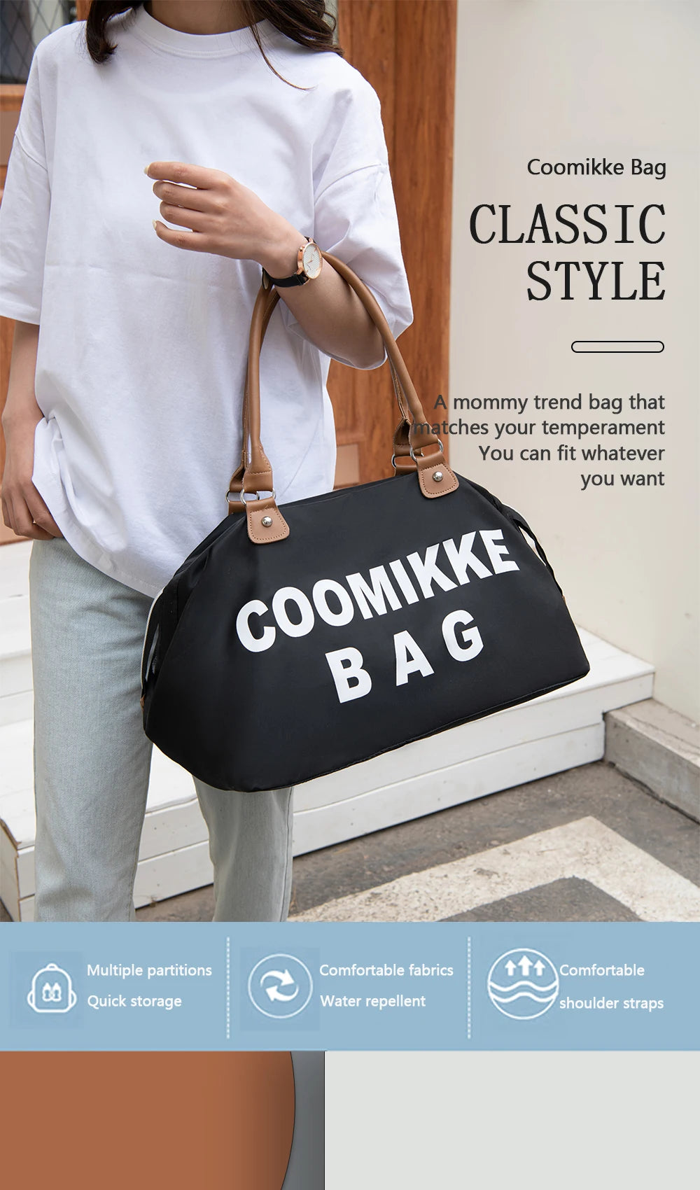 Multifunctional Mom & Baby Diaper Backpack