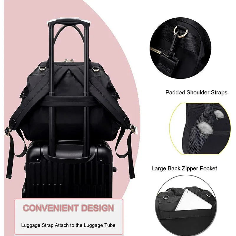 Mommy Diaper Bag – Hanging Stroller & Changing Mat