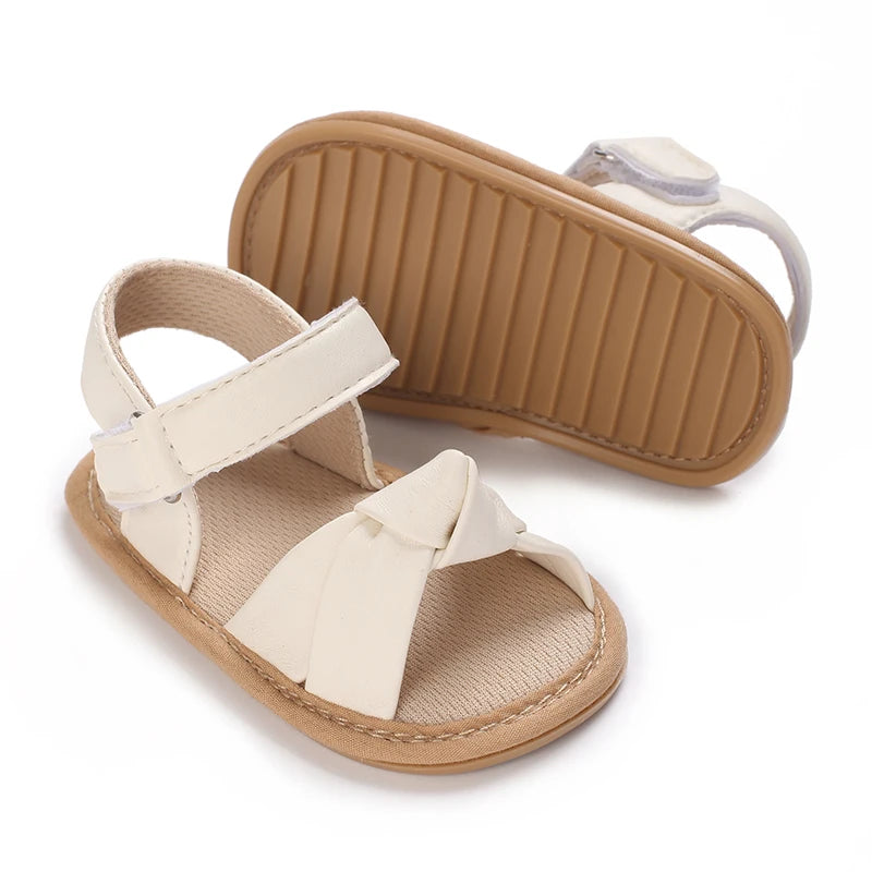 Baby Summer Sandals (0–18M) – Open-Toe Non-Slip Soft Shoes