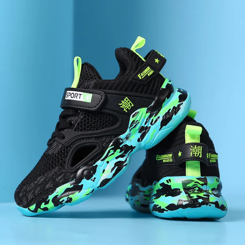 Boys’ Summer Casual Running Shoes – Fashion & Breathable