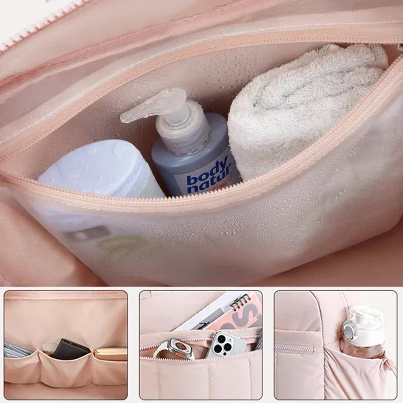 Baby Diaper Bag – Waterproof Travel Duffel, Gym Tote & Airport Carry-On for Women