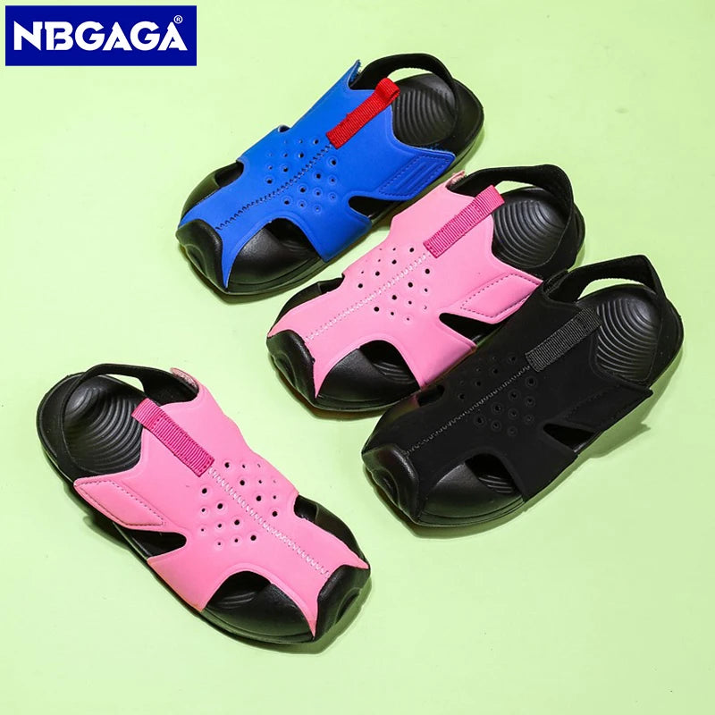 Kids Summer Candy Sandals – Breathable Mesh Sport Shoes
