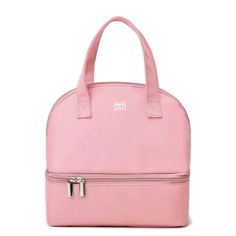 Fashion Mommy Bag – Insulated, Large Capacity, Portable for Travel & Picnic