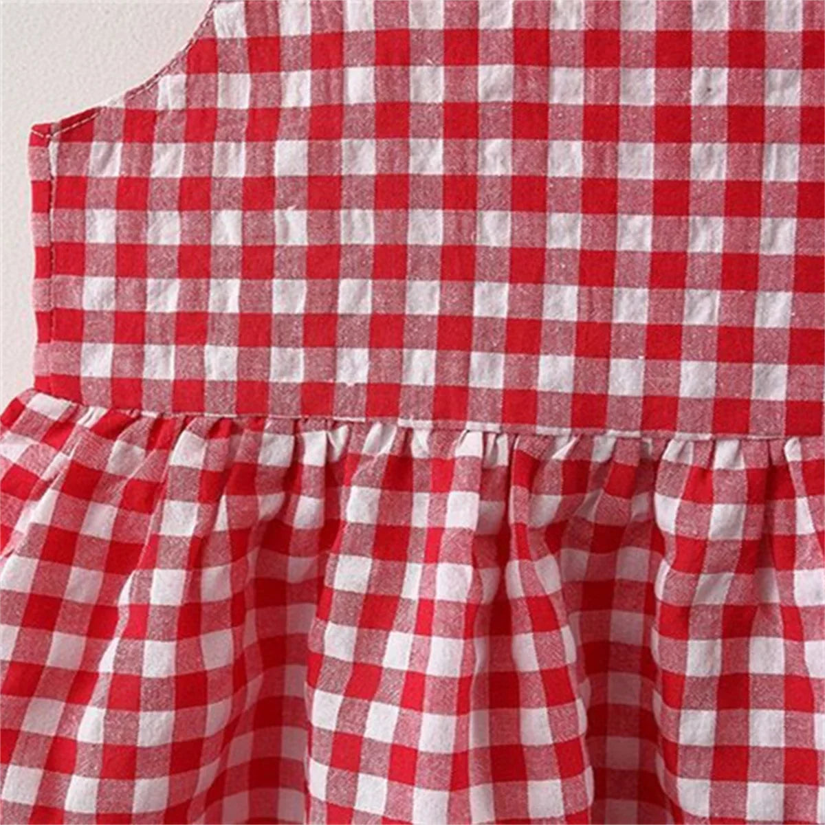 2Pcs/Set Baby Girl Plaid Sweet-  0 To 3 Years Children Clothes Suit & Hat