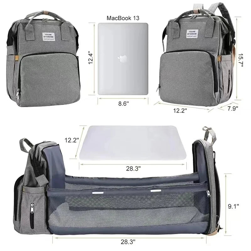 Mommy Bag – Foldable Bed & Changing Station