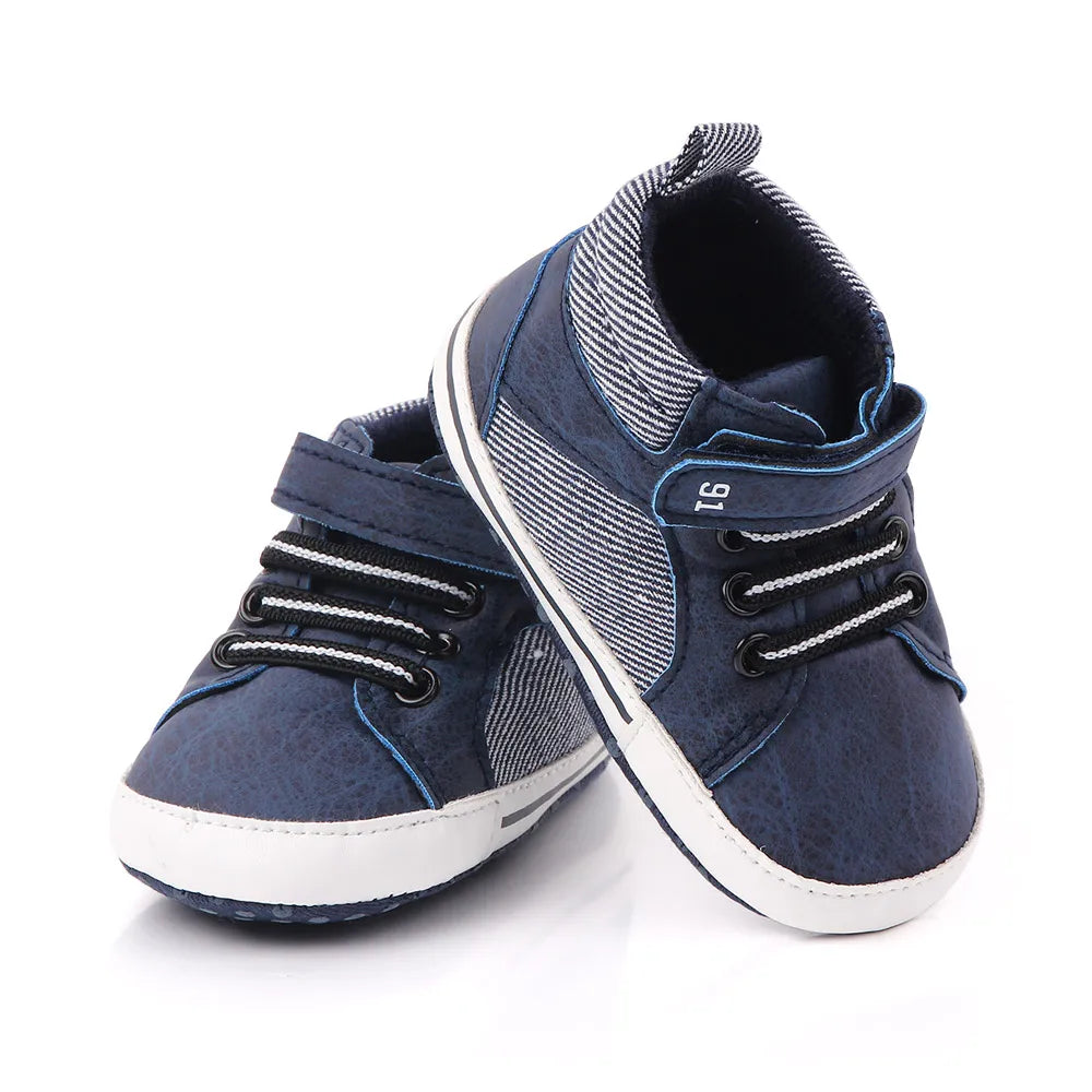 Baby First-Step Sneakers (0–18M) – Soft, Warm, Non-Slip Shoes