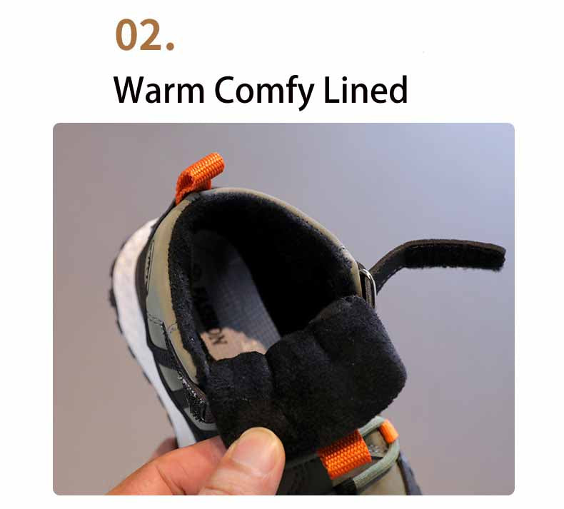 Kids Autumn/Winter Sneakers – Plush Warm Casual Sport Shoes