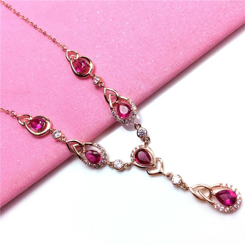 585 Purple Gold Plated 14K Rose