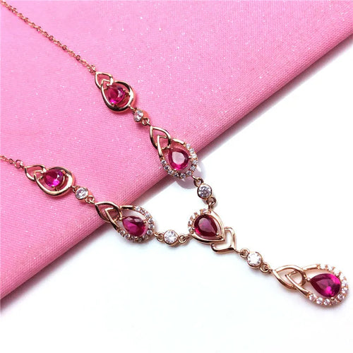 585 Purple Gold Plated 14K Rose