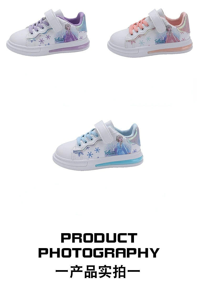 Disney Elsa Frozen Girls’ White Flats – Waterproof Shoes
