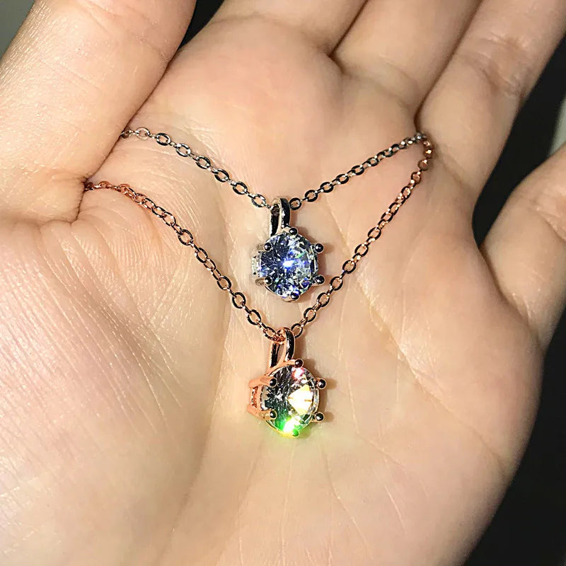 Huitan Luxury 6 Claw Cubic Zirconia