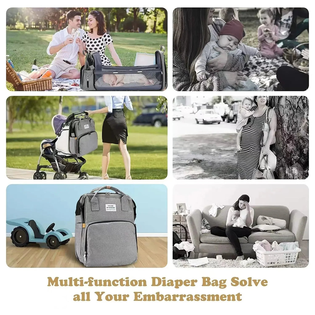 Mommy Bag – Foldable Bed & Changing Station