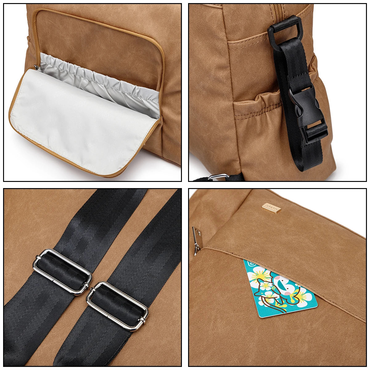 Soboba New Mommy Diaper Backpack – Large Capacity Multi-Functional Waterproof Bag for Quick Outings