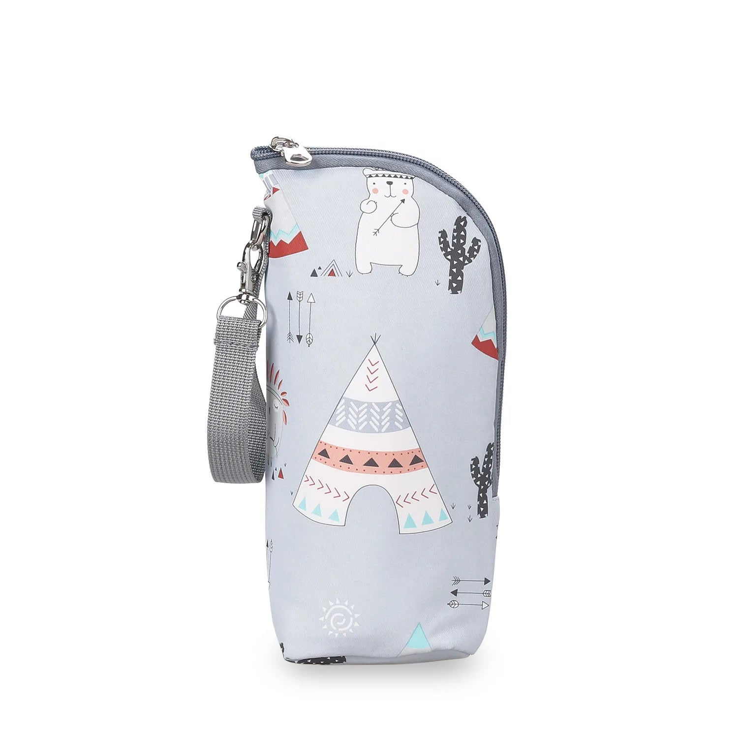 Portable Baby Feeding Bottle Bag – Aluminum Insulation, Stroller Hanging