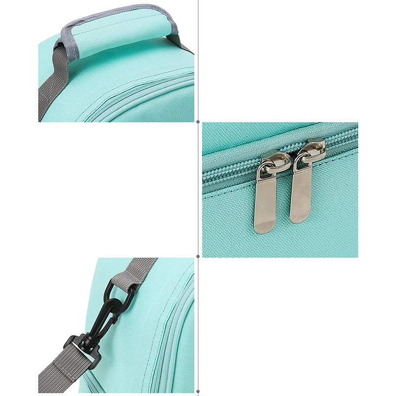 Fashion Mommy Bag – Insulated, Large Capacity, Portable for Travel & Picnic