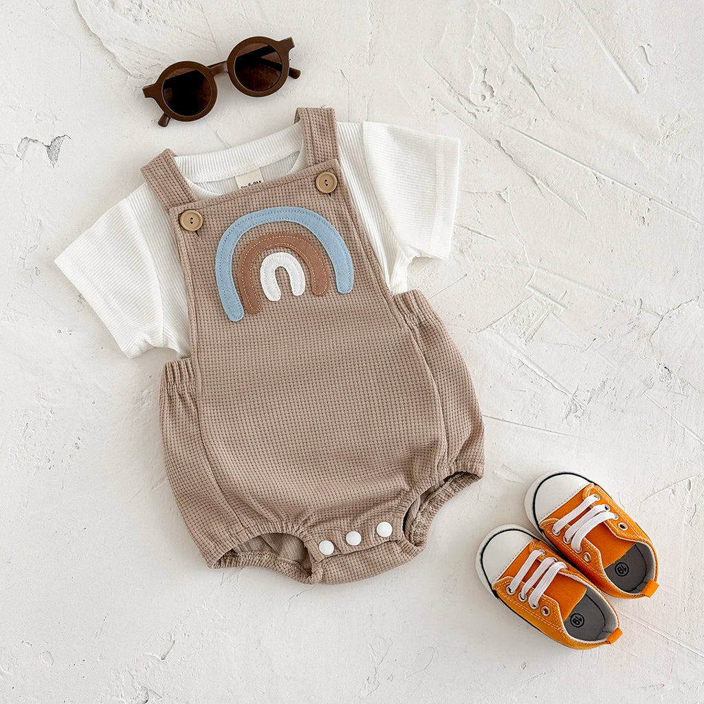 2PCS Baby Summer Set – Romper & T-shirt