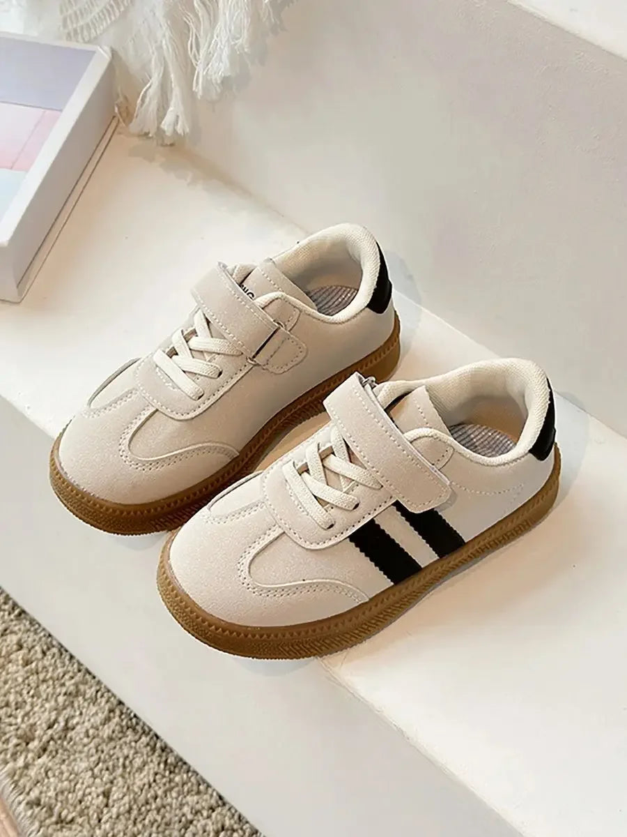 Kids PU Leather Sneakers