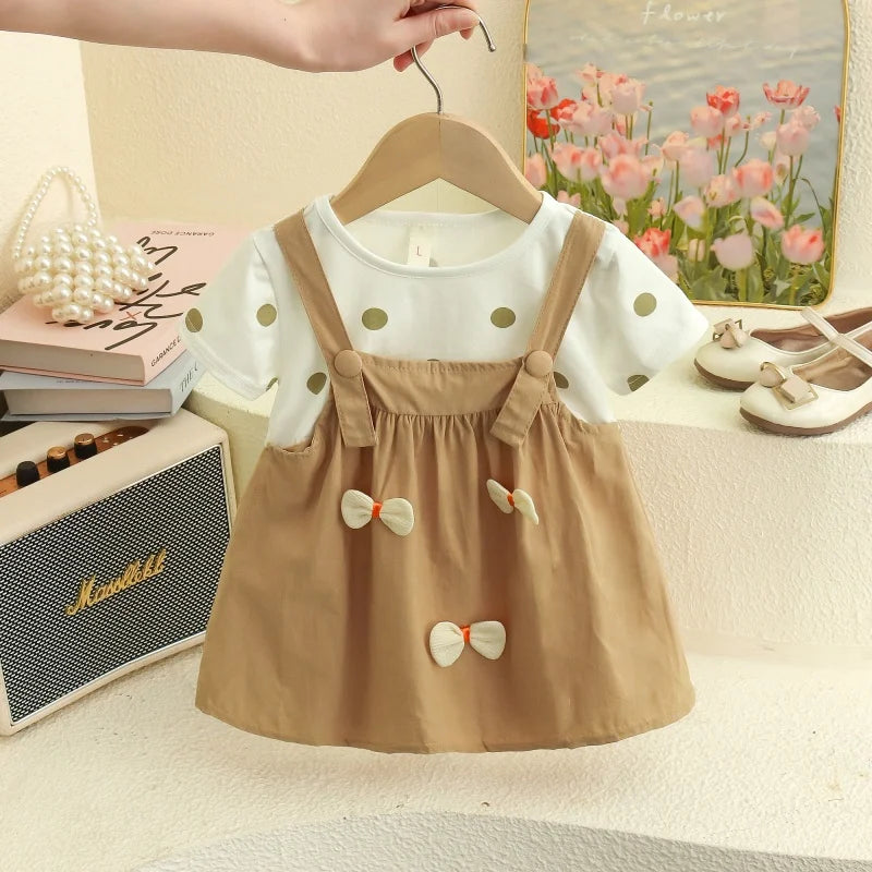 Baby Girl Summer Polka Dot Dress