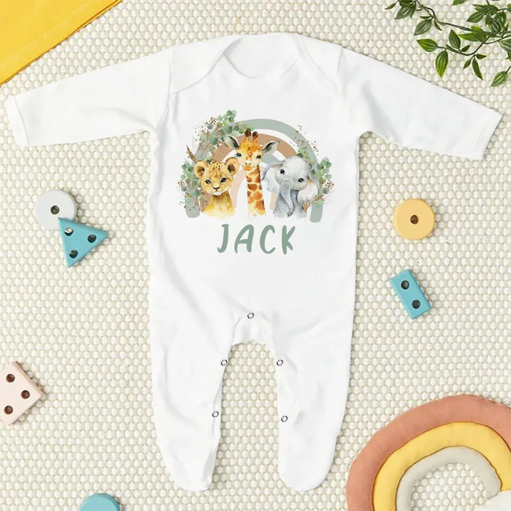 Custom Name Infant Sleepsuit