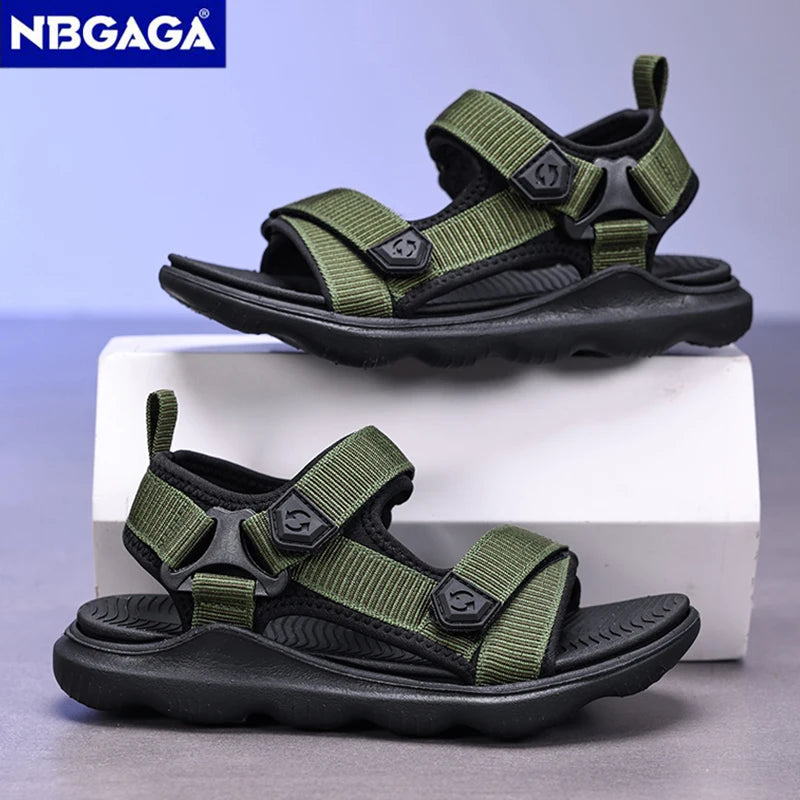 Kids Summer Sandals – Breathable Non-Slip Outdoor Shoes (Size 30–40)