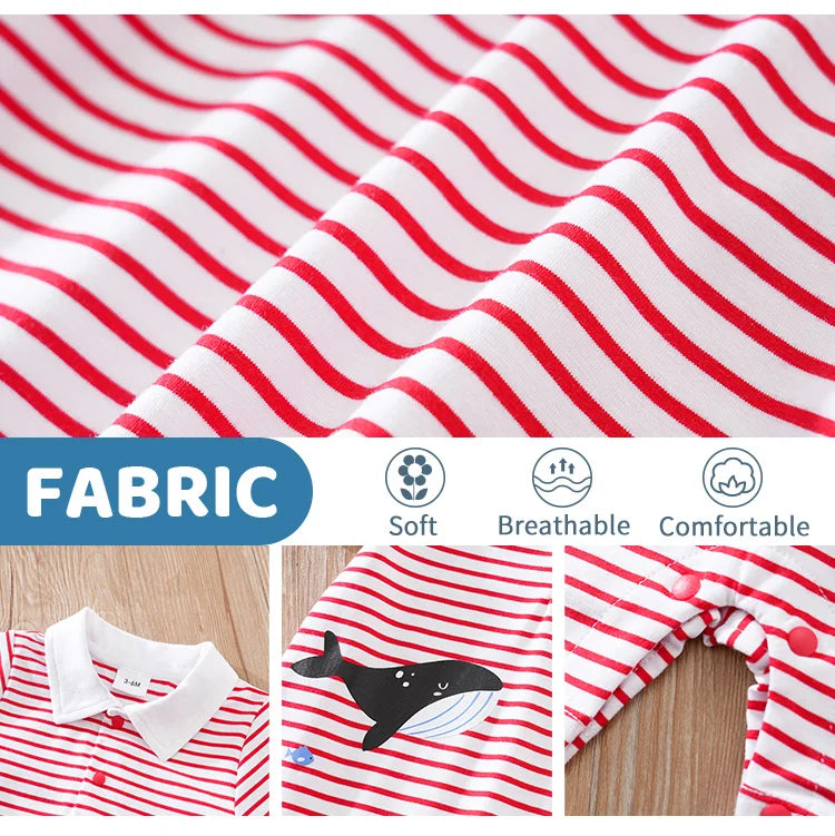 0-18 Summer Short Sleeved Baby Jumpsuit