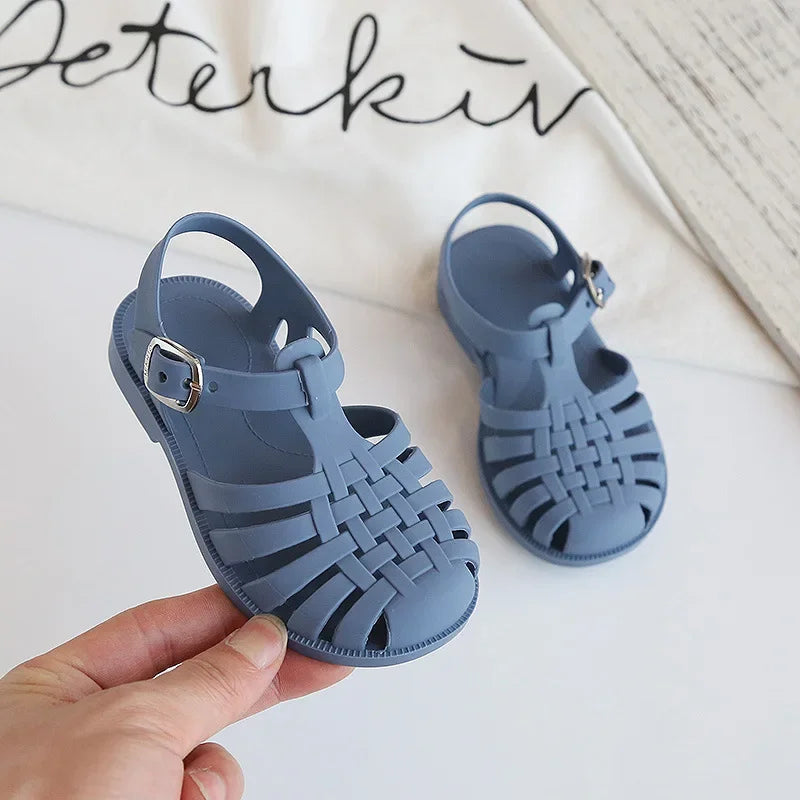 Baby Gladiator Sandals – Breathable Hollow-Out Summer Shoes