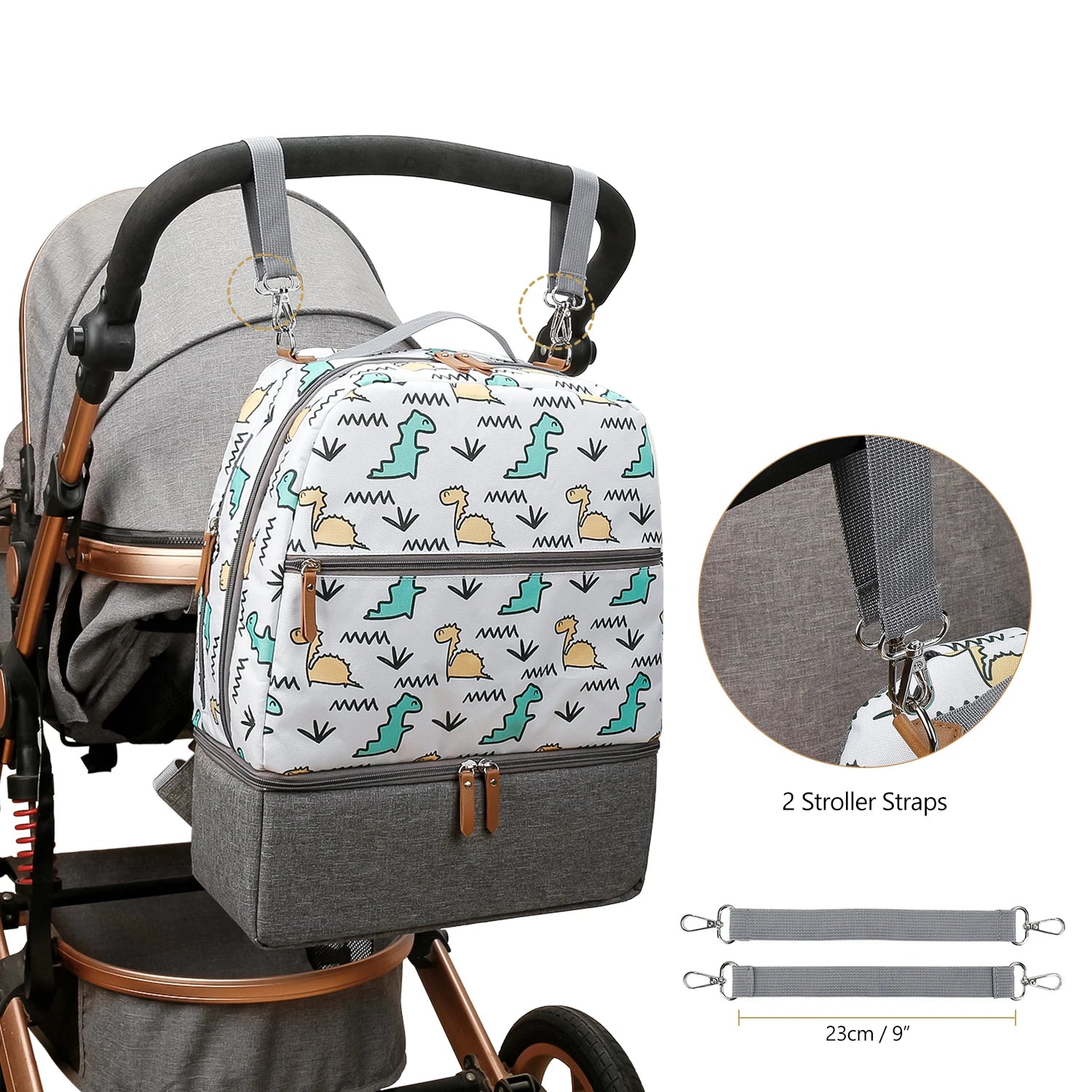 Medium Size Breast Pump Bag – Double Layer Cooler Bag for Outdoor & Working Moms
