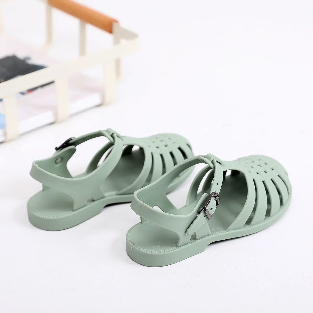 Baby Gladiator Sandals – Breathable Hollow-Out Summer Shoes