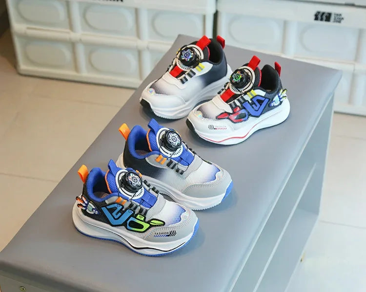 Kids’ Breathable Mesh Sneakers – Soft, Non-Slip Running Shoes