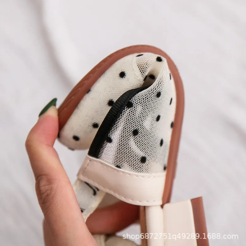 Girls’ Leather Dance Shoes