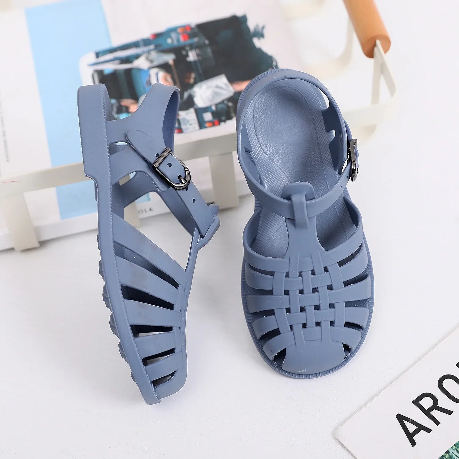 Baby Gladiator Sandals – Breathable Hollow-Out Summer Shoes