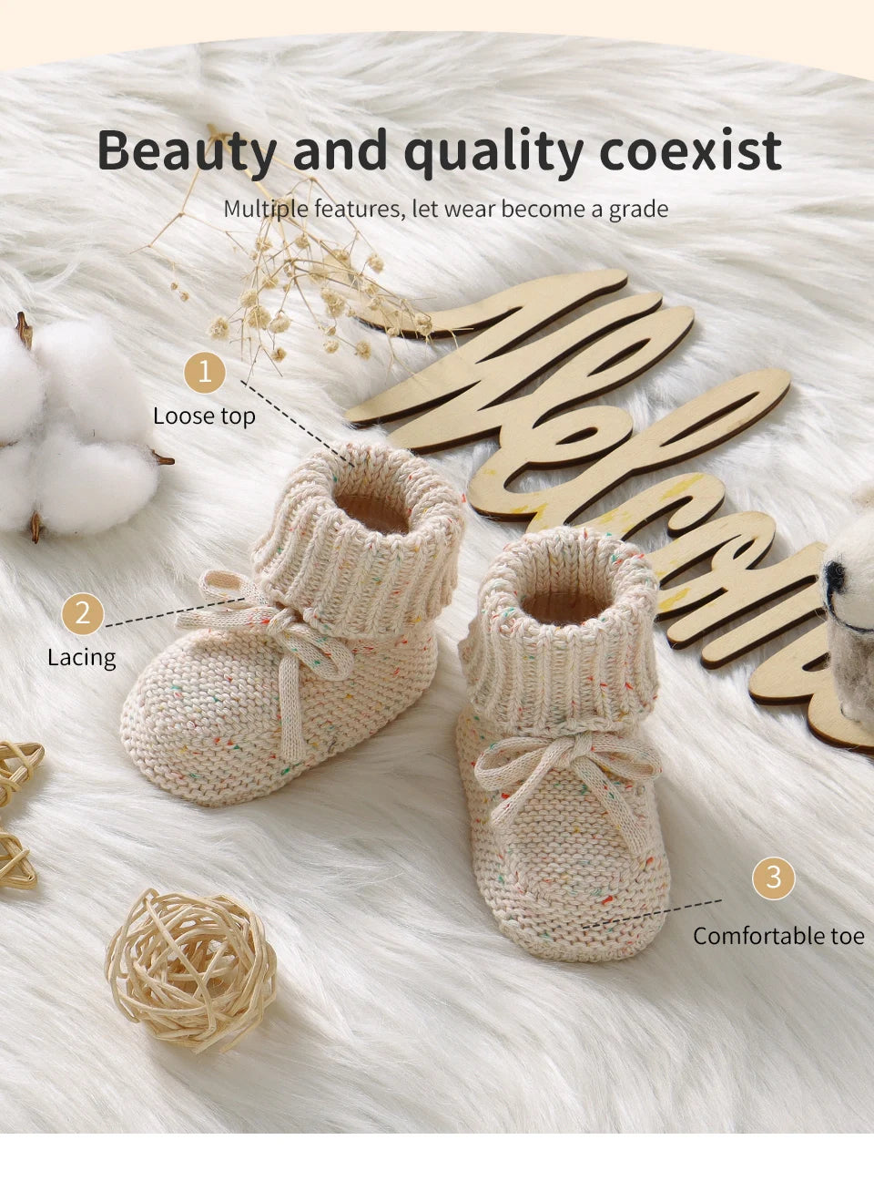 Baby First-Step Knit Shoes – Soft Sole Non-Slip Prowlers