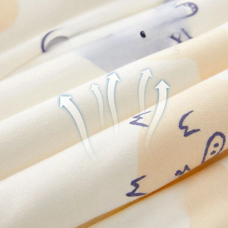 Cute Printed Baby Onesie, Thick Cotton Winter Outfit