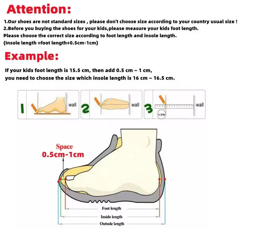 Kids’ Air Mesh Sneakers – Breathable, Non-Slip Running Shoes