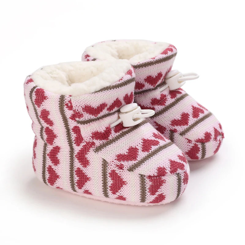 Winter Newborn Baby Cotton Booties