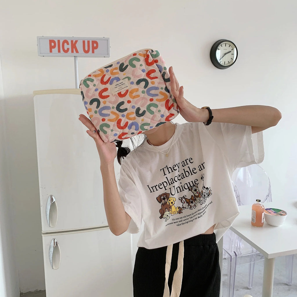 Baby Diaper Bag – Cartoon Print, Multi-Functional Storage & Travel Handbag for Outdoor Use