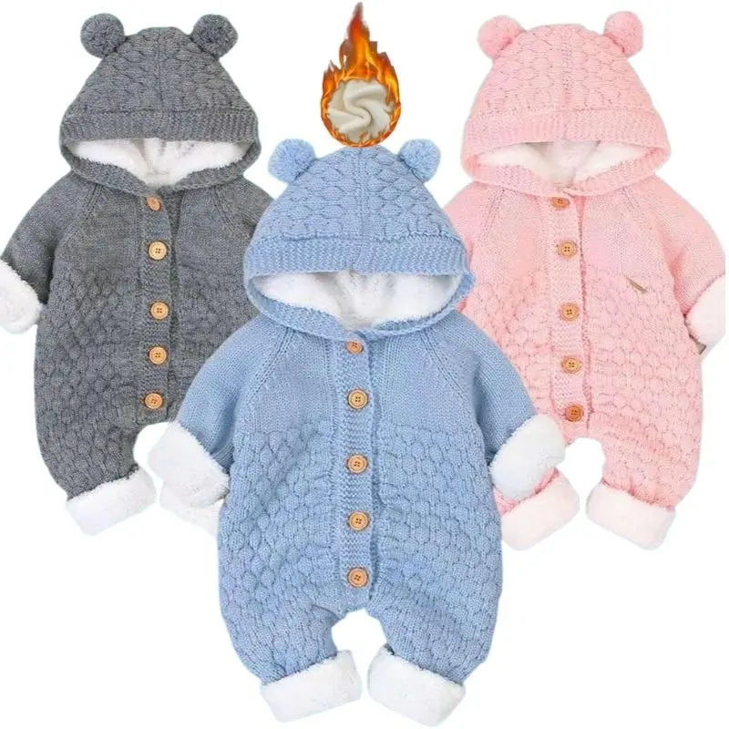 Cashmere Knit Baby Jumpsuit