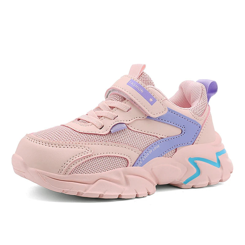 Kids Breathable Sneakers – Outdoor Casual & Sport Shoes (5–16 Years)