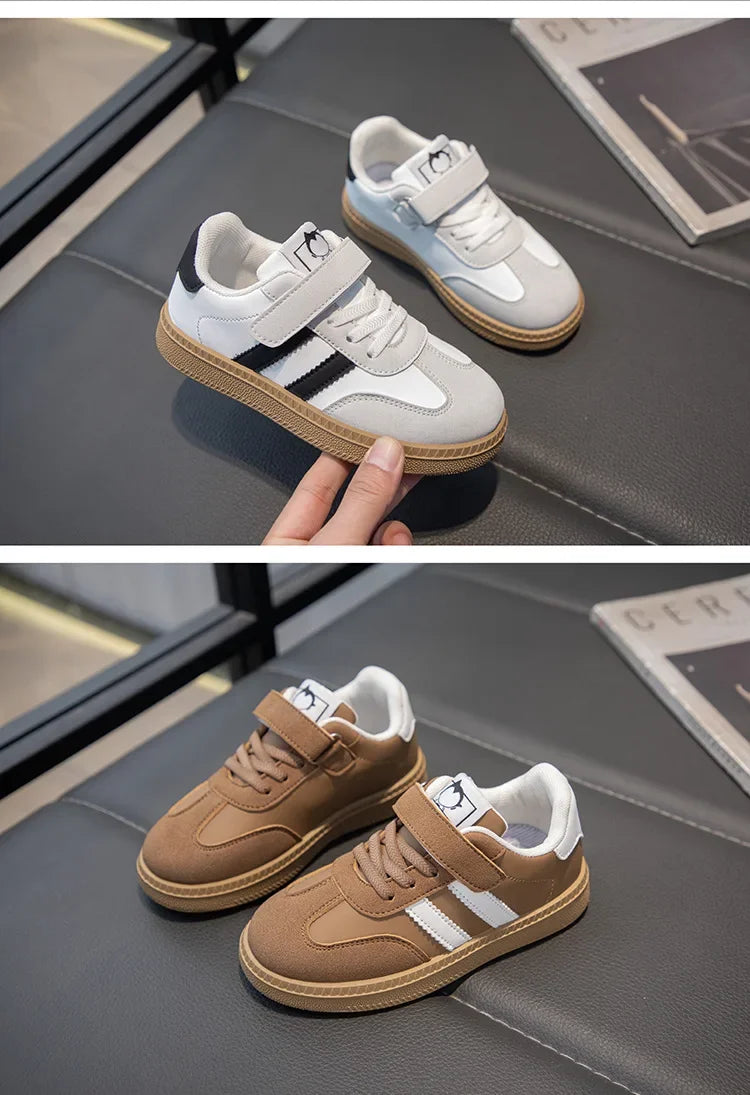 Kids’ Lightweight Skate Sneakers – Breathable, Non-Slip Shoes