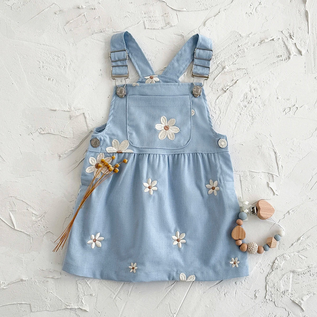 Dress Toddler Baby 0-3 Y  Loose Clothes with Pockets