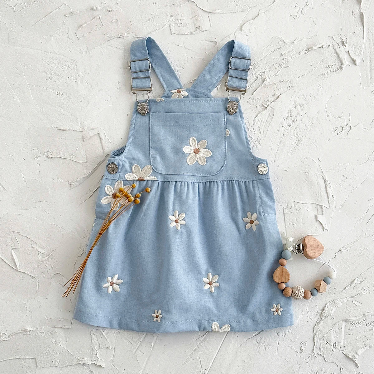 Dress Toddler Baby 0-3 Y  Loose Clothes with Pockets