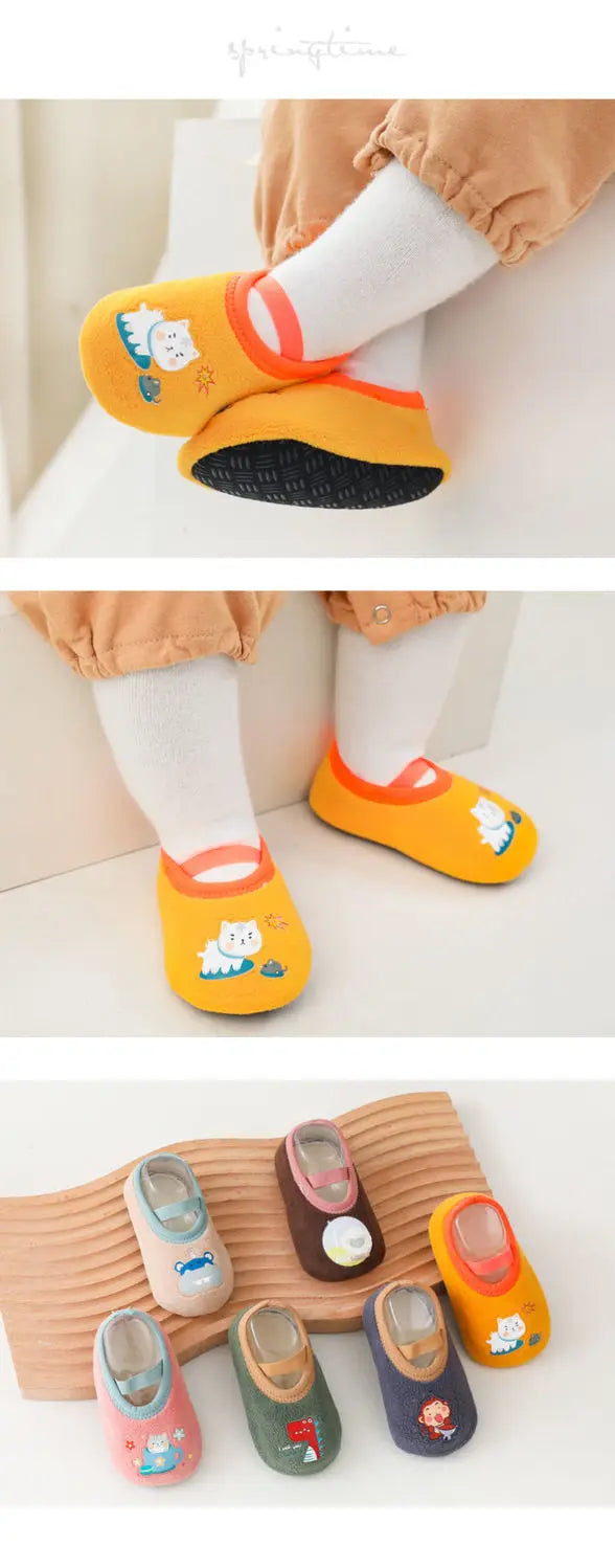 Baby Non-Slip Socks – Warm Indoor Floor Shoes for Toddlers