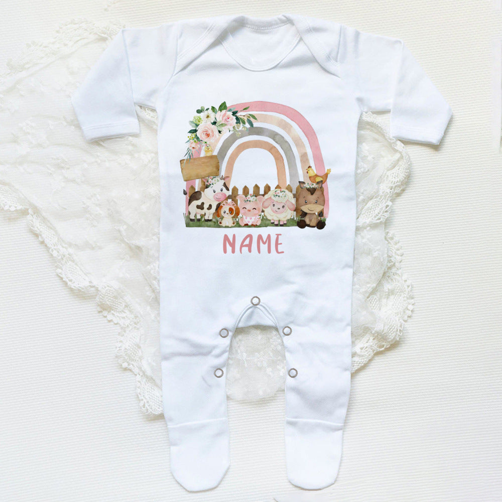 Custom Name Infant Sleepsuit