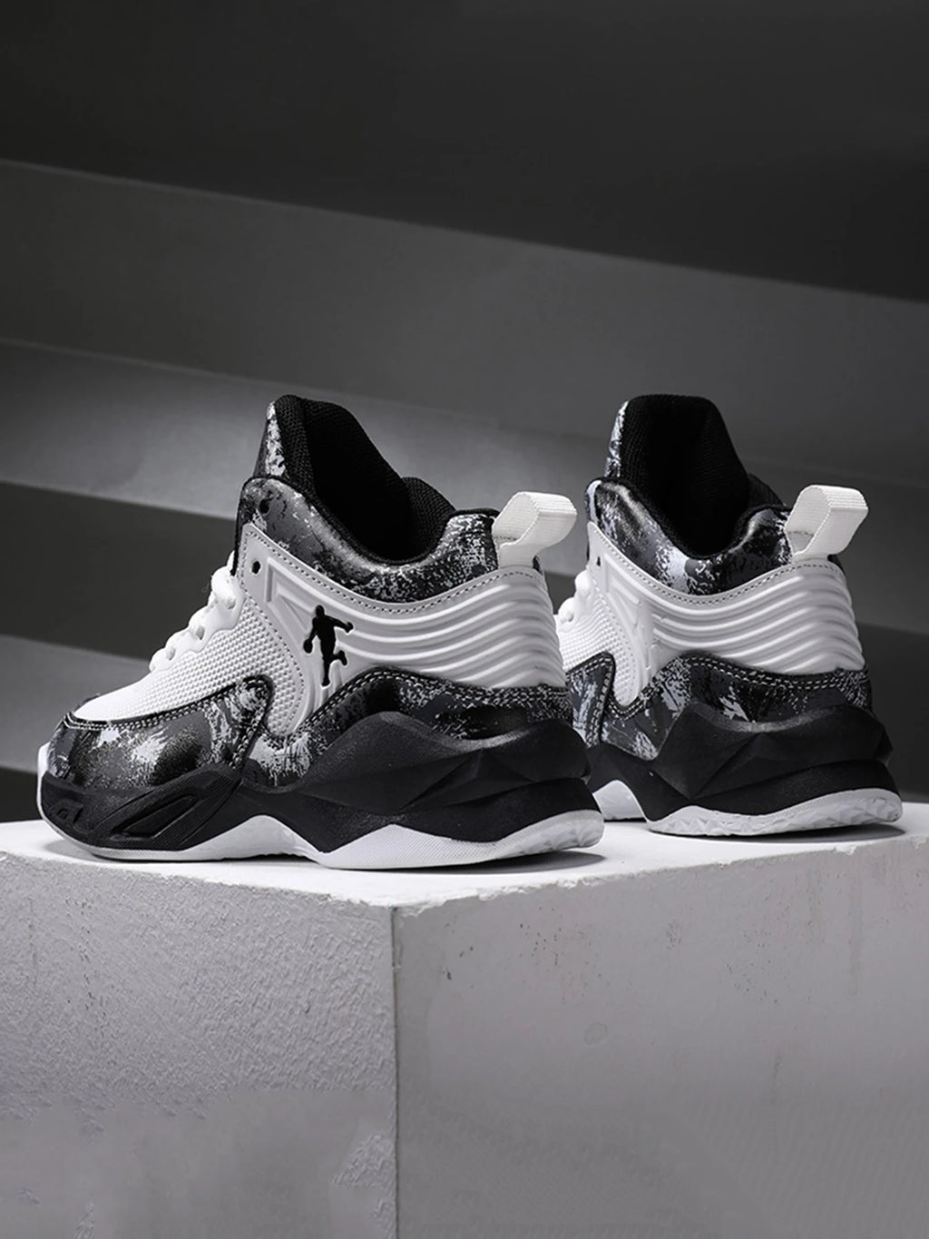 Kids 2025 Basketball Sneakers – Thick Sole Non-Slip Sports Shoes